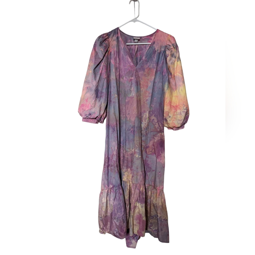 Light colorful muumuu dress